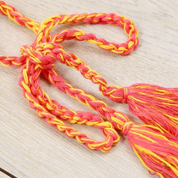 Hippie Hooray Boho Gypsy Floral Crochet Bikini - Picture 6 of 8
